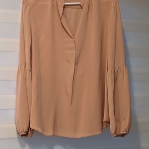 Ann Taylor Silk blush colored blouse